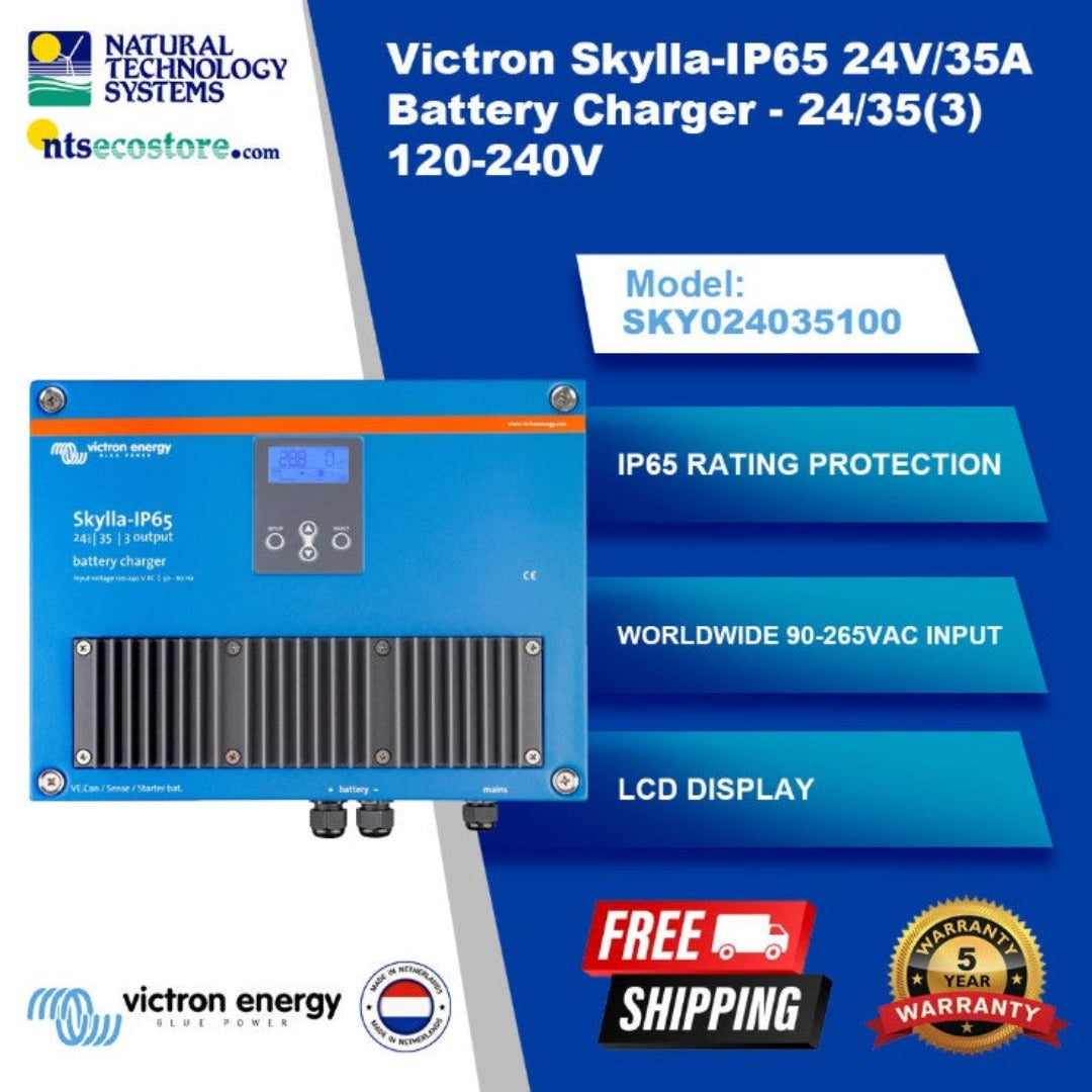 Victron Skylla-IP65 24V/35A Battery Charger (3) SKY024035100