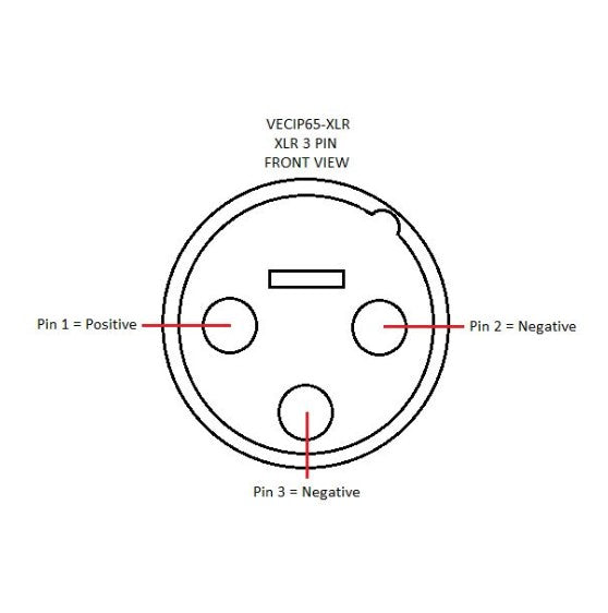 Victron Lead To XLR 3-Pin Connector 30A Auto Blade Fuse BPC900100004XLR