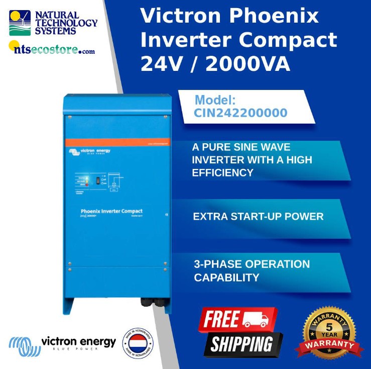Victron Phoenix Inverter 24V/2000 230V Available in 2 Model Types