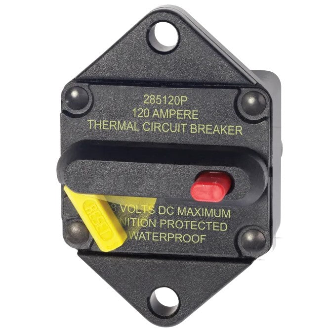 Blue Sea Systems Thermal Circuit Breakers 285 Series Panel Mount