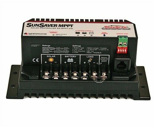 Morningstar SunSaver MPPT Controller 15L. 15A, 12V 200W / 24V 400W (SS-MPPT-15L)