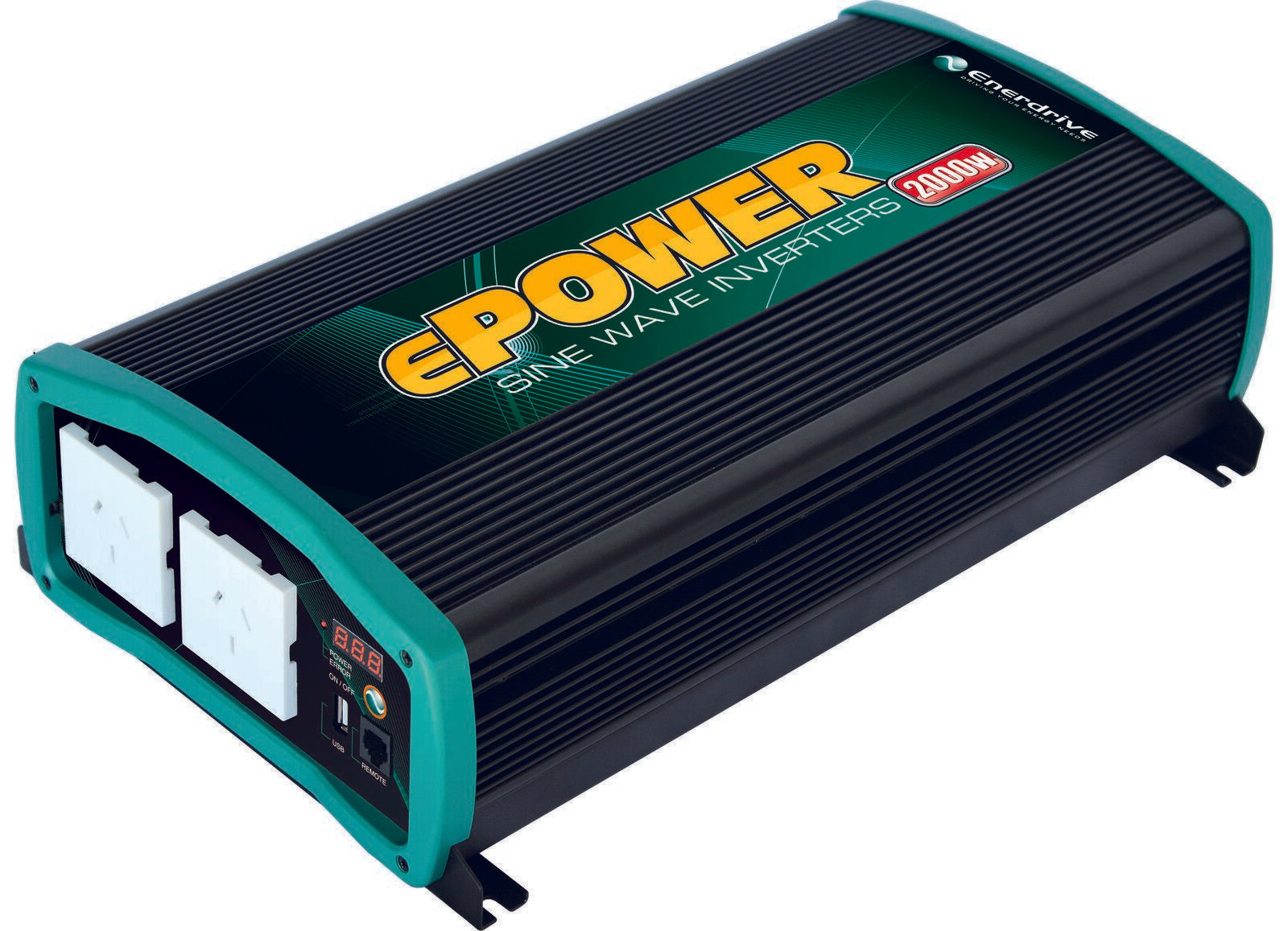 Enerdrive ePOWER PSW Inverters 2000W 12V w/RCD & AC Transfer EN1120S-X