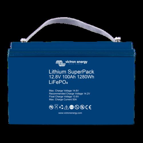 Victron Lithium SuperPack 12.8V 100Ah Rechargeable Battery M8 BAT512110710