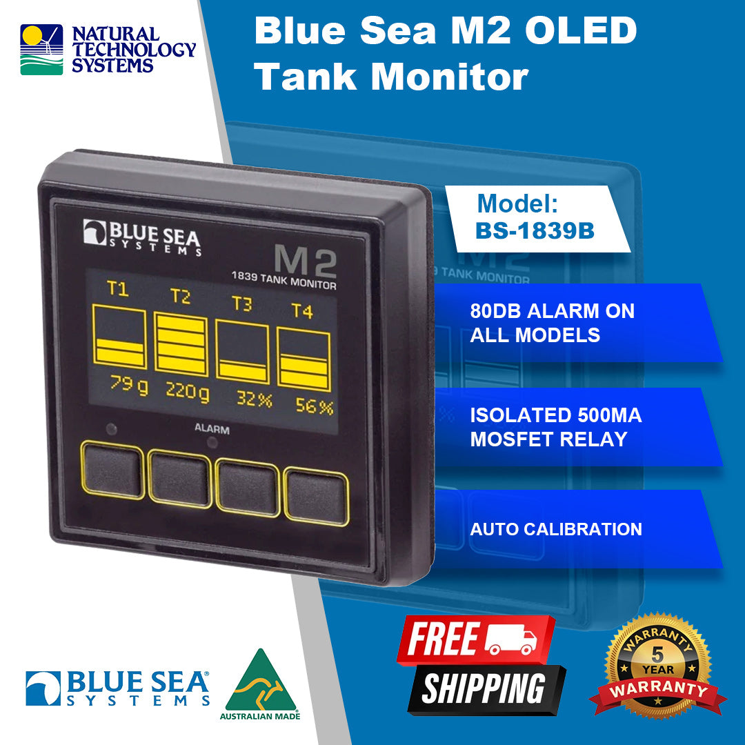 Blue Sea M2 OLED Tank Monitor (BS-1839B)