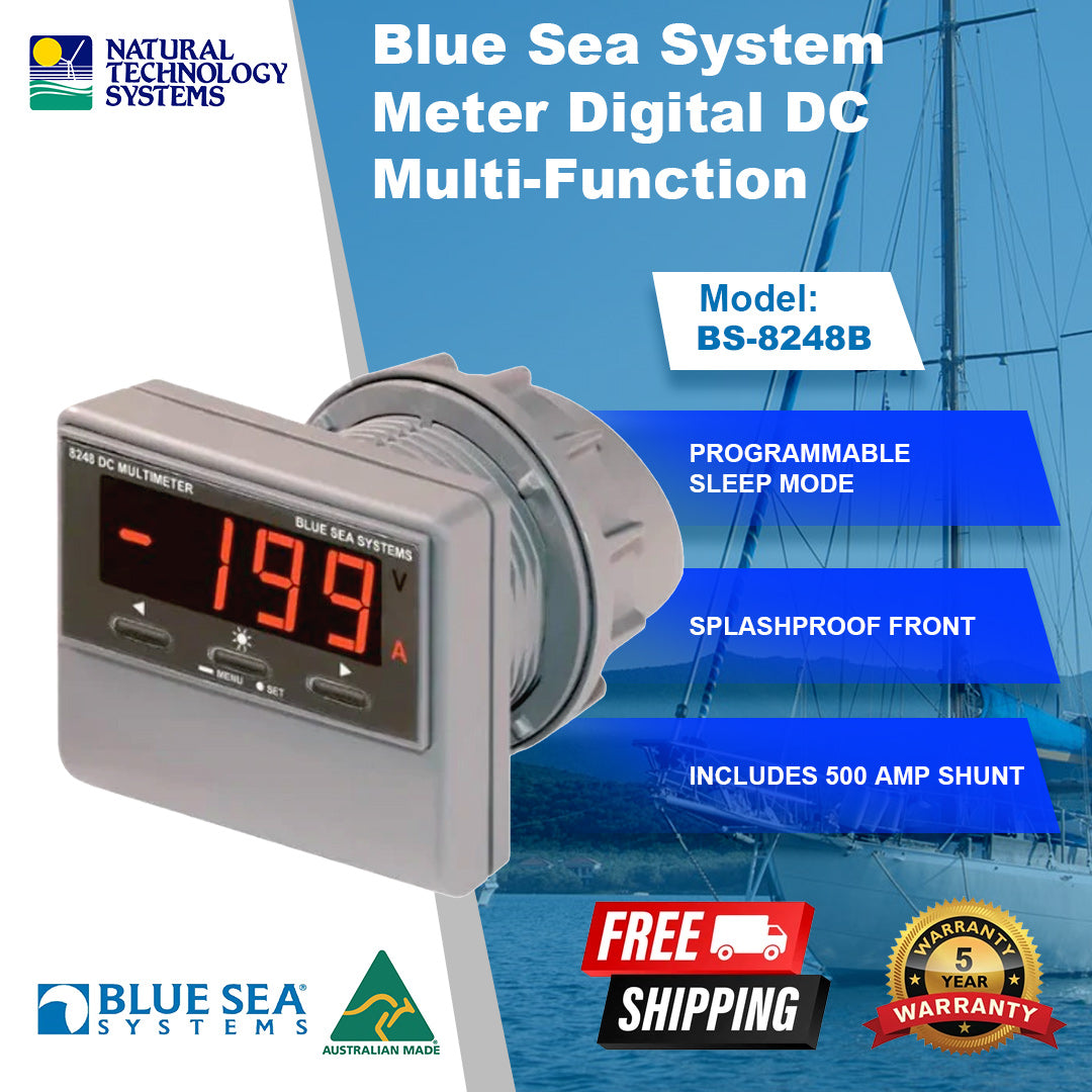 Blue Sea Systems Meter Digital DC Multi-Function BS-8248B