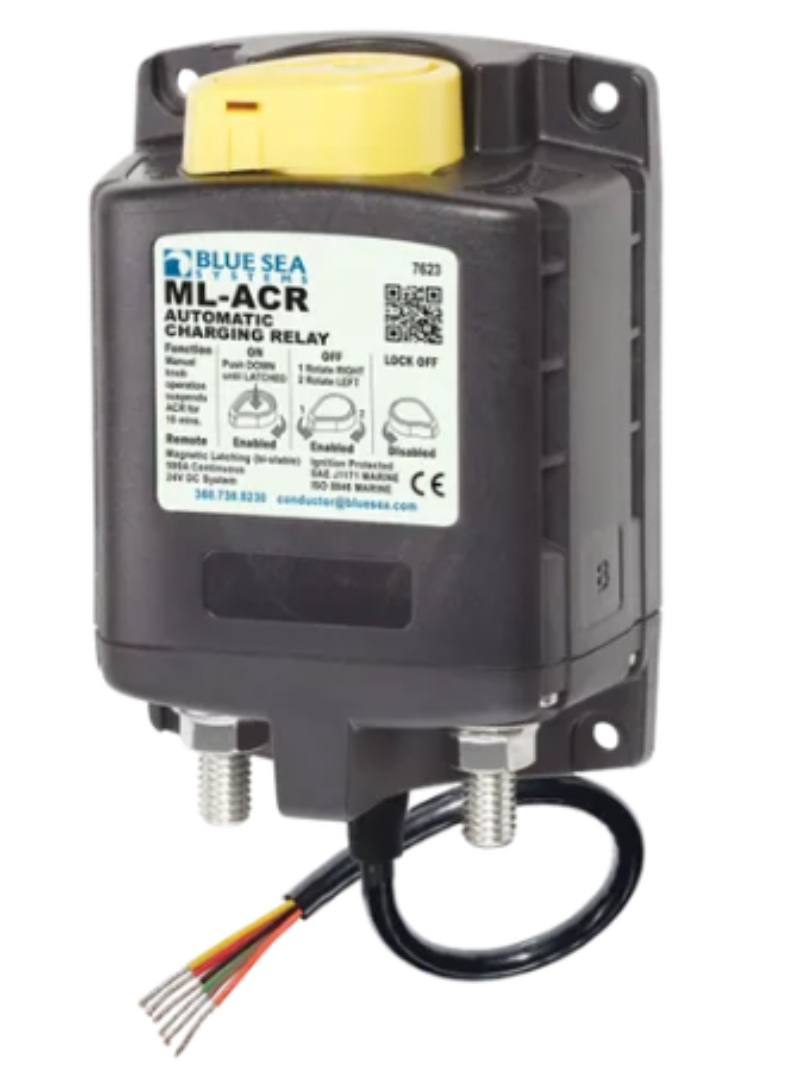 Blue Sea Systems VSR ML Series Auto Charge Relay 500A 24v MC BS-7623B