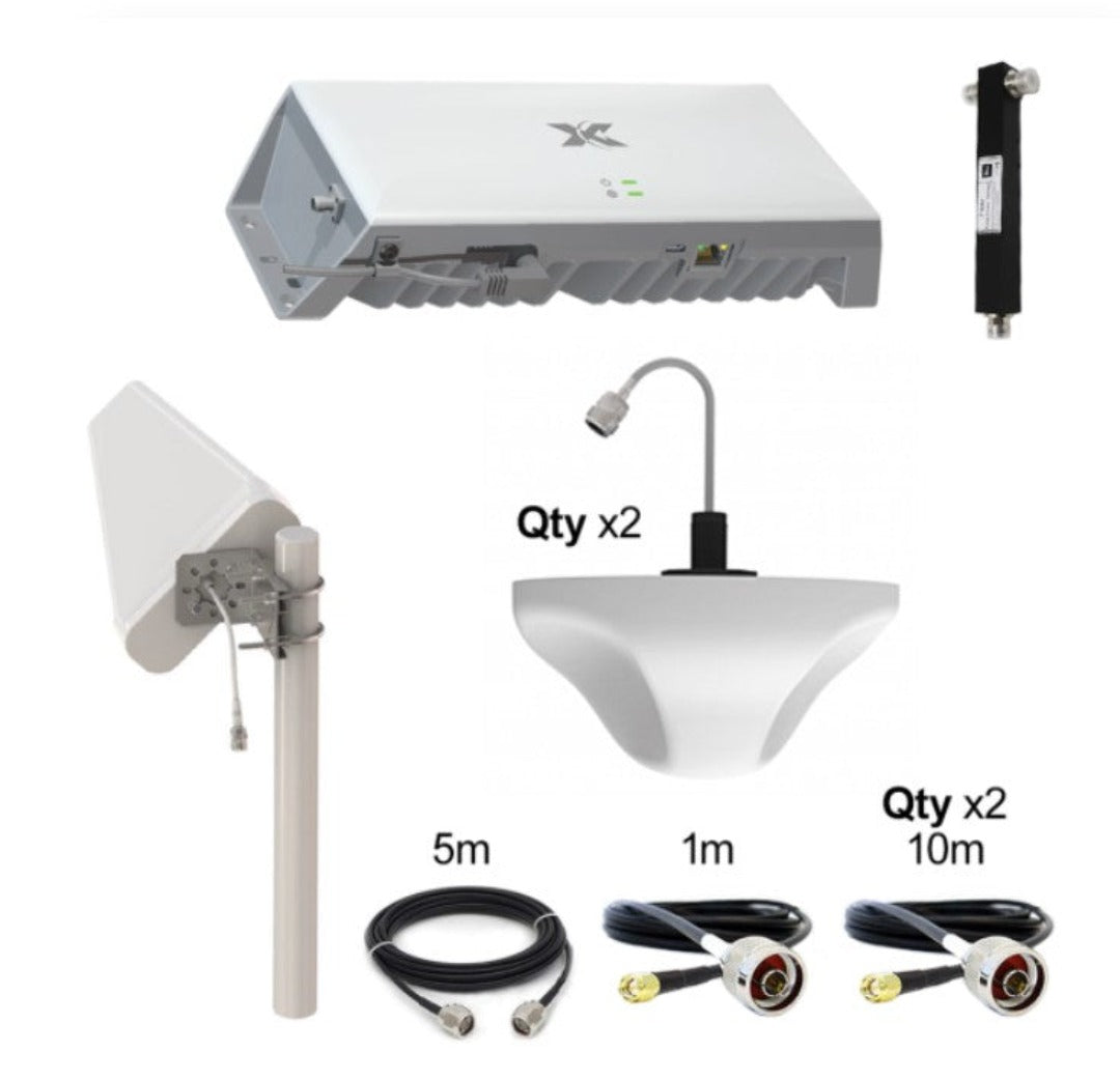 Cel-Fi GO G41 Stationary Kit Dual DAS Omni Antenna Directional Donor G41-JE-DL-2SO