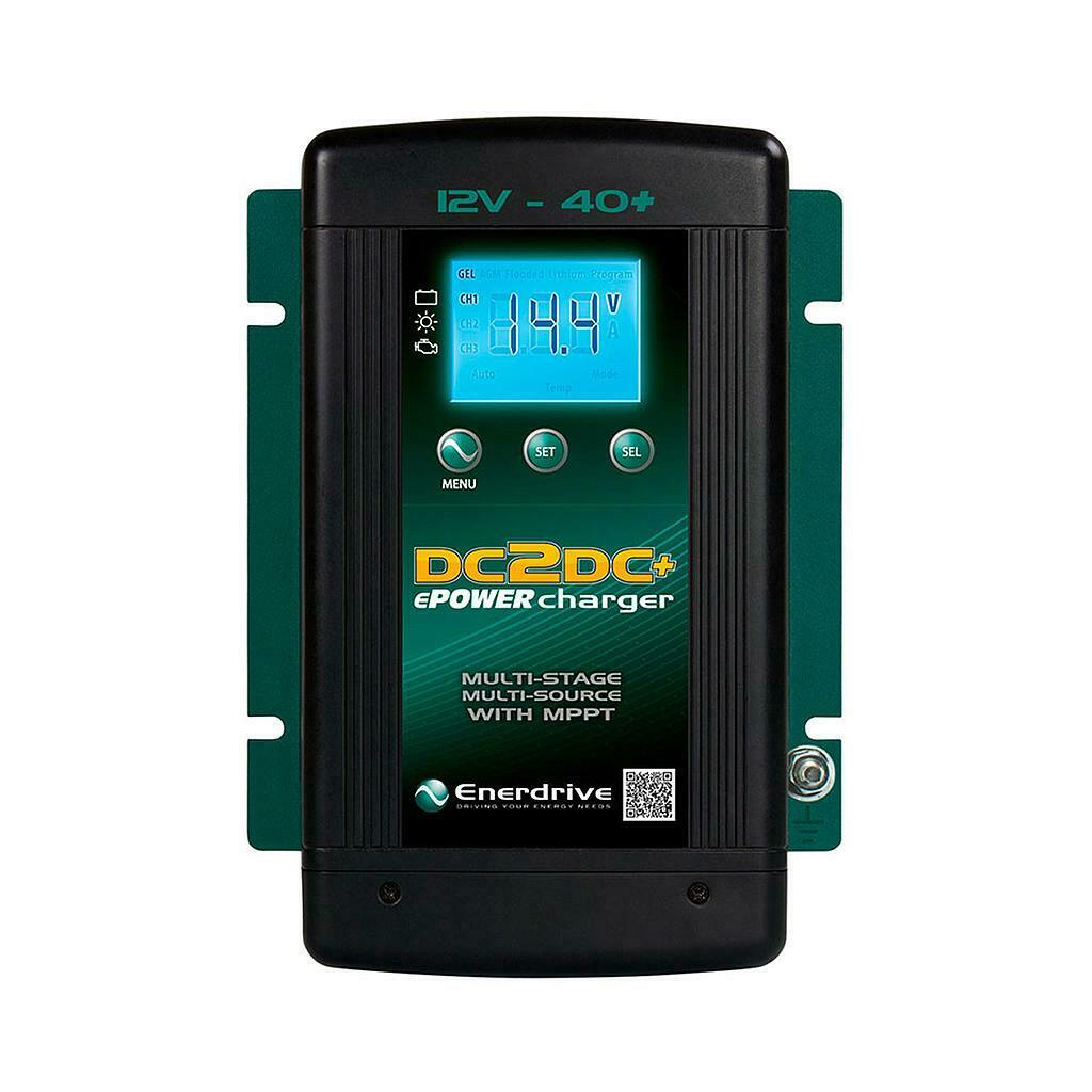 Enerdrive RV60 DIY Kit 40A & 20A AC Battery Charger + Monitor K-RV-60-01