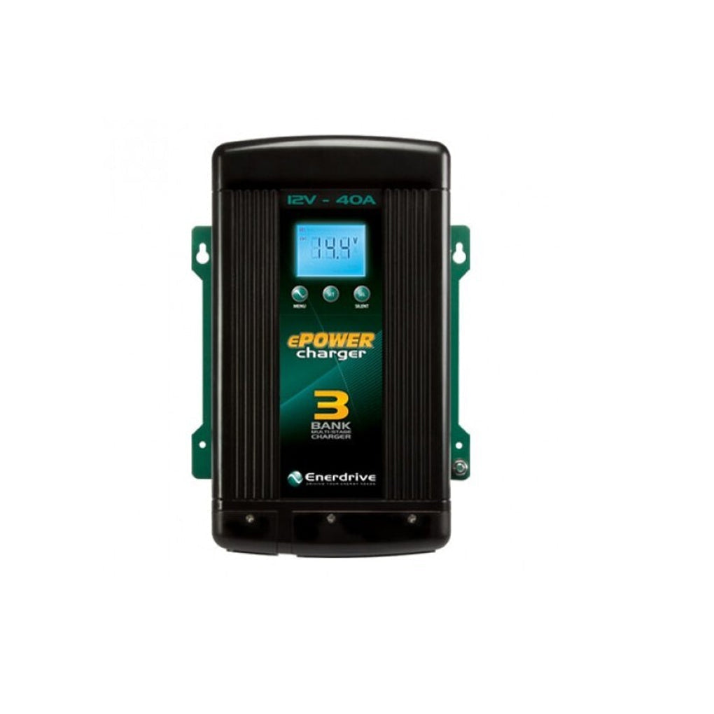 Enerdrive 40A AC & DC Charger w/ Simarine Battery Monitor & 2000W Inverter (ESYS-F)