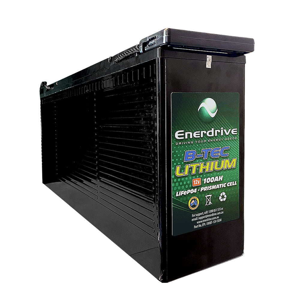 Enerdrive ePOWER B-TEC 100Ah Slim Lithium Battery with 40A DC2DC Battery Charger (K-100-12)