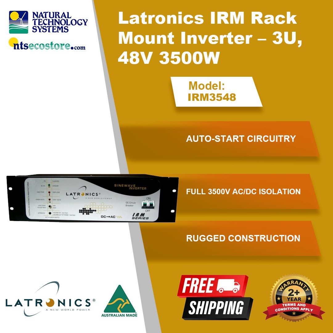 Latronics IRM Rack Mount Inverter 3U 48V 3500W IRM3548