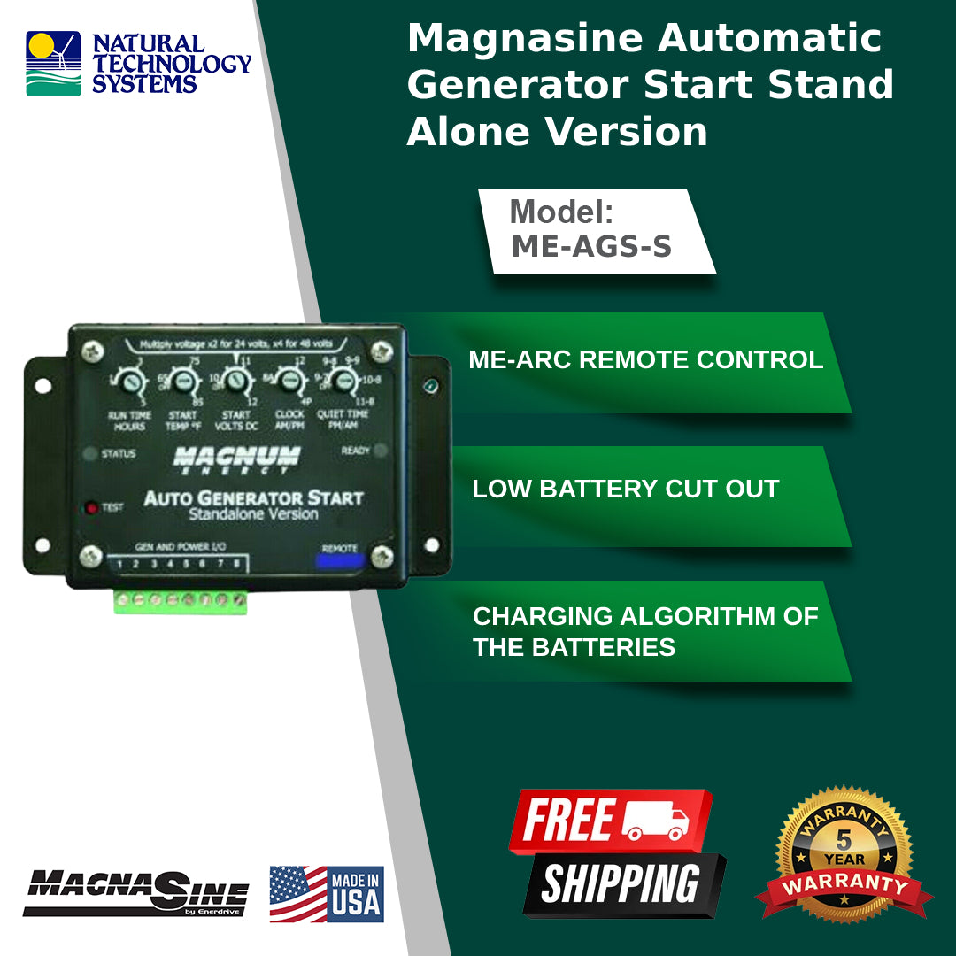 Magnasine Automatic Generator Start Stand Alone Version (ME-AGS-S)