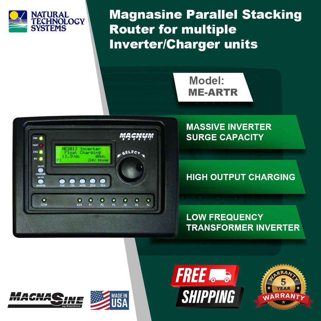 Magnasine Parallel Stacking Router Multiple Inverter Charger Units ME-ARTR