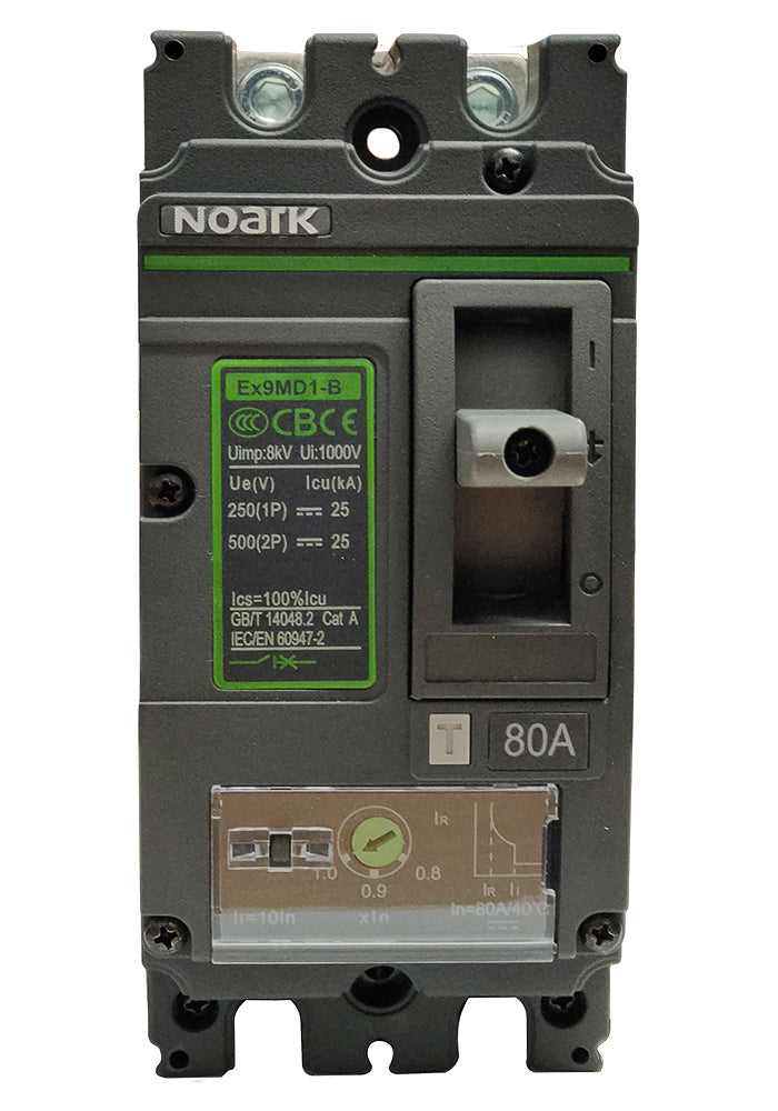 Noark MCCB 80A 500VDC 2 pole (NRK-N28707)