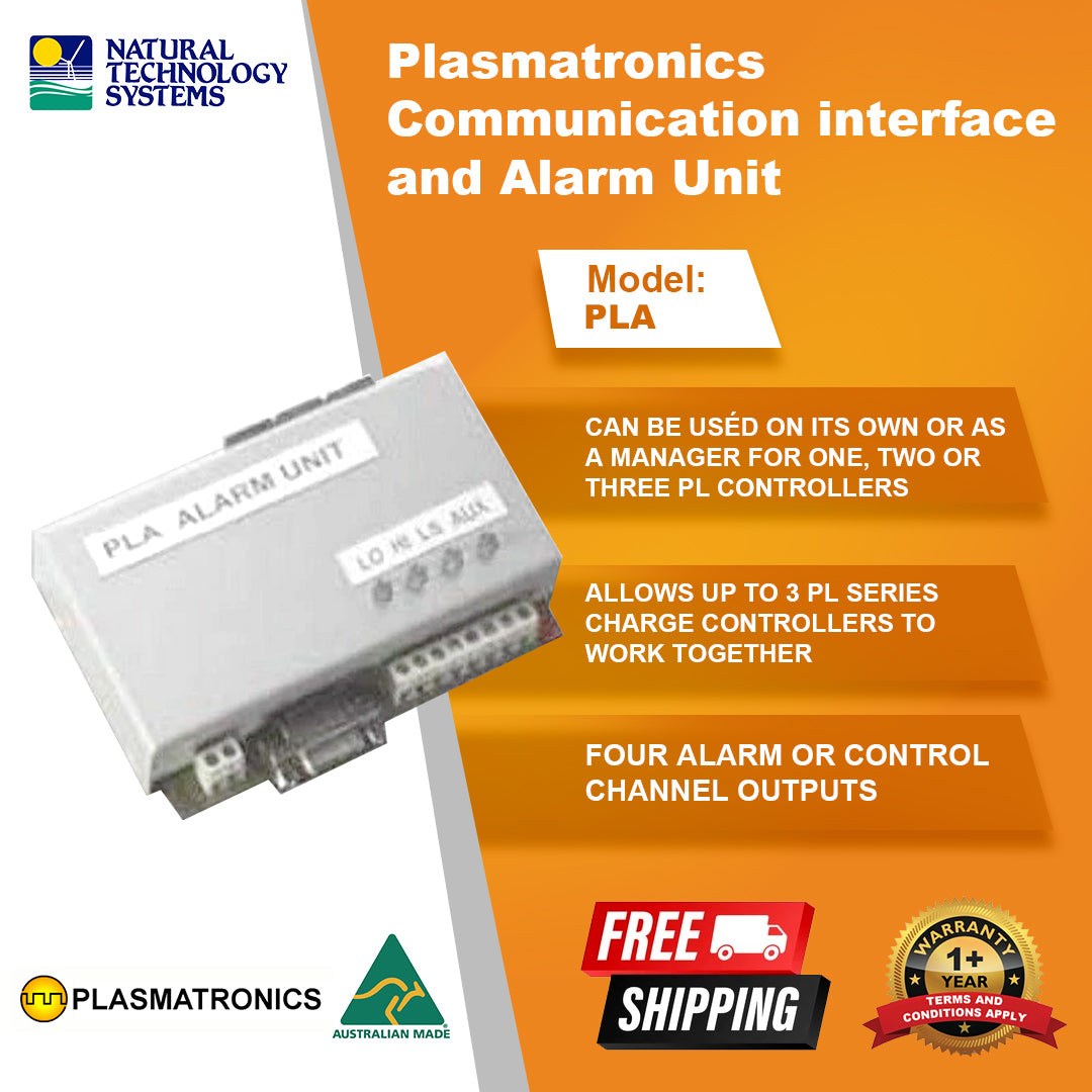 Plasmatronics Communication interface and Alarm Unit PLA