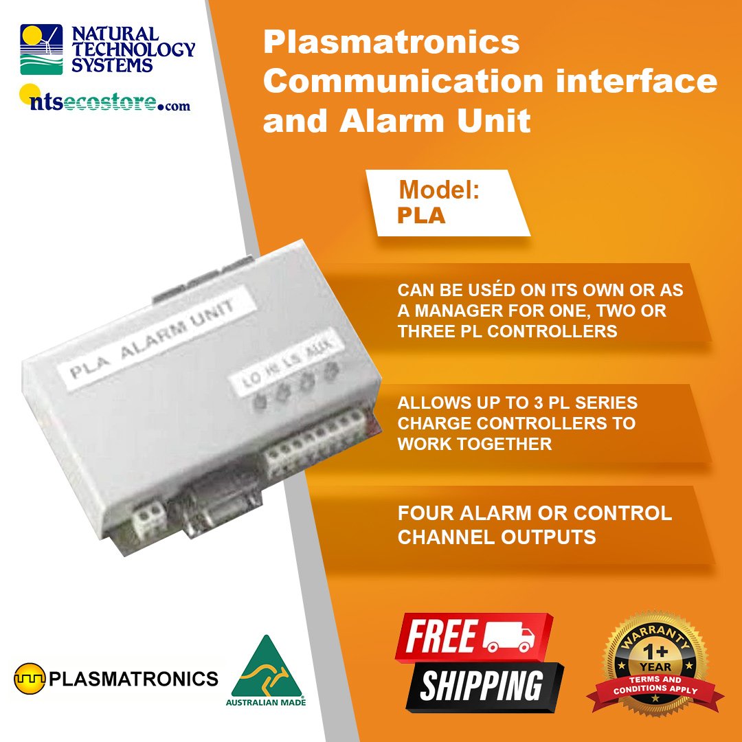 Plasmatronics Communication interface and Alarm Unit PLA