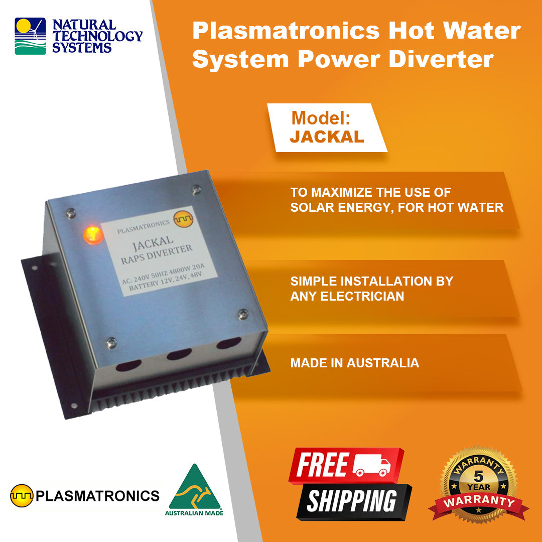 Plasmatronics Hot Water System Power Diverter JACKAL