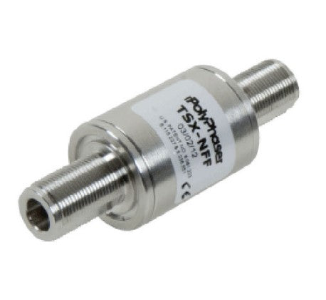 Polyphaser Type N F/F 50 Ohm 698MHz-2.7GHz Bulkhead Coaxial RF Surge Protector (TSX-NFF)