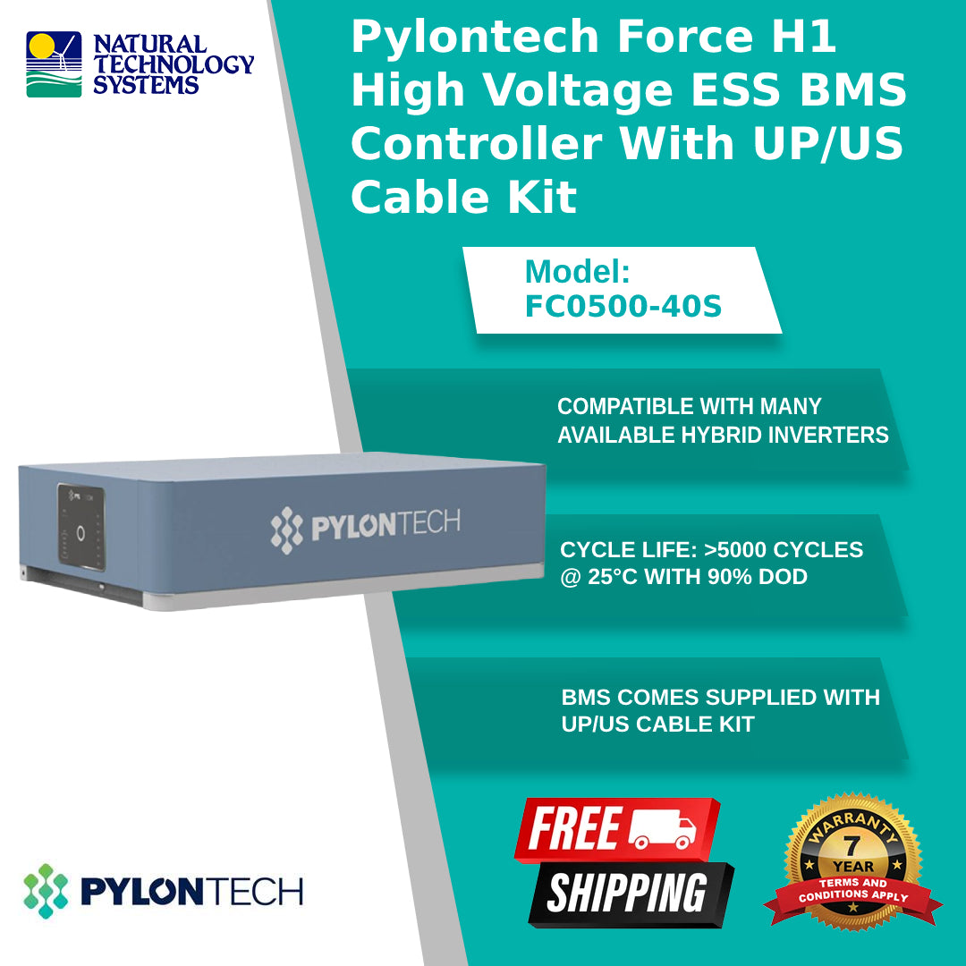 Pylontech Force H1 High Voltage ESS BMS Controller With UP/US Cable Kit (FC0500-40S)