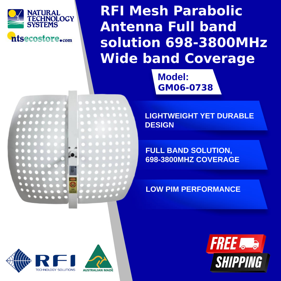 RFI Mesh Parabolic Antenna 698-3800MHz GM06-0738