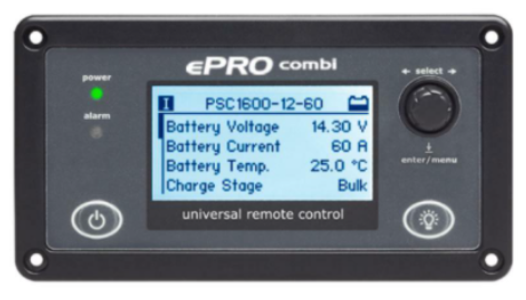 Enerdrive ePRO Combi Inverter Charger 24V 1800W 35A W/Remote EPC-1800-24-KIT