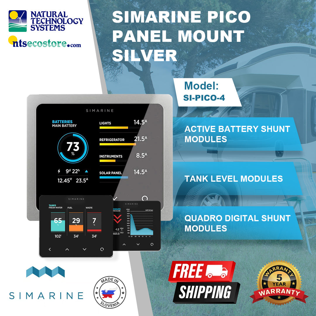 Simarine Pico Panel Mount Silver (SI-PICO-4)