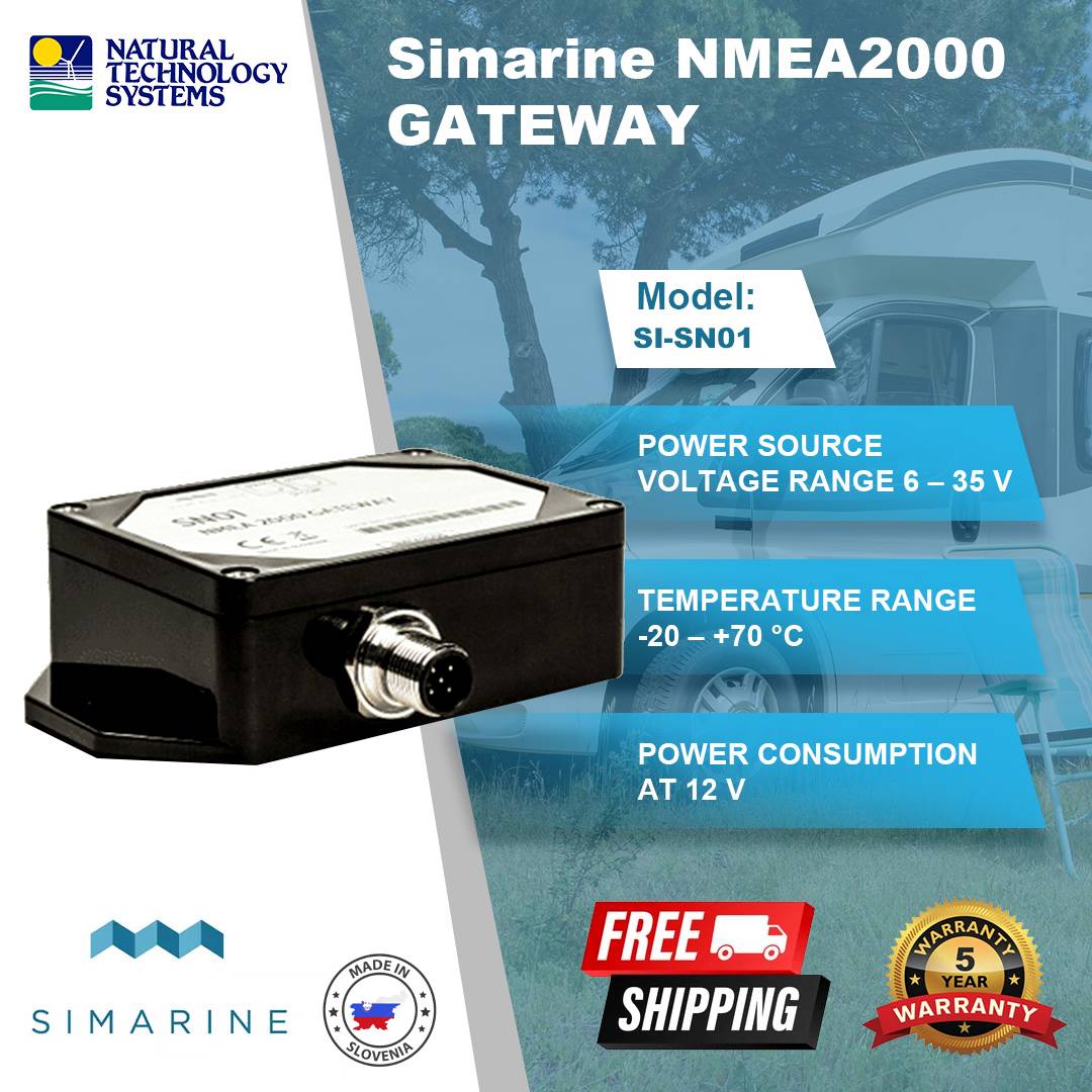 Simarine NMEA2000 Gateway SI-SN01