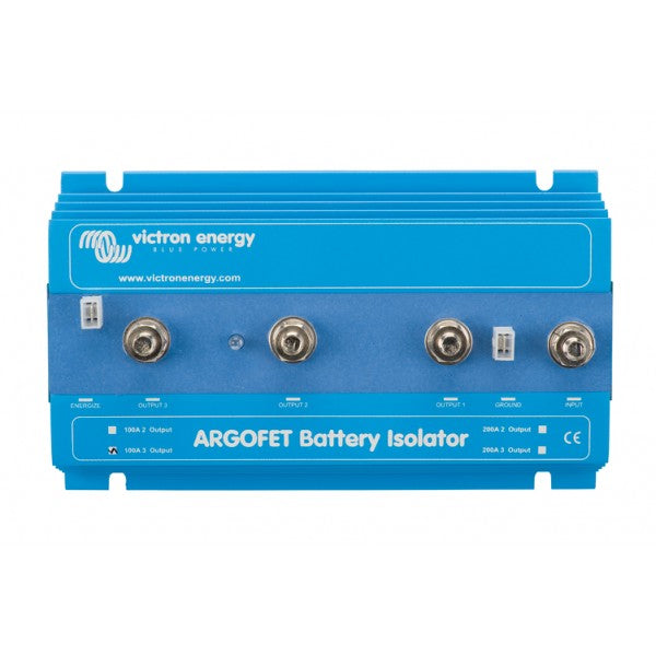 Victron Argo FET Battery Isolator 3 batteries 100A w/ Alternator Energize Input (ARG100301020R)