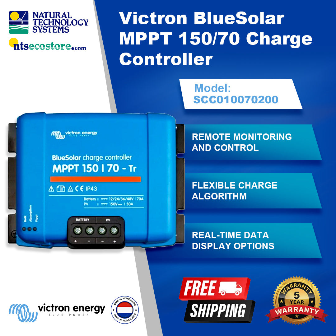 Victron BlueSolar MPPT Charge Controller 150/70-Tr SCC010070200
