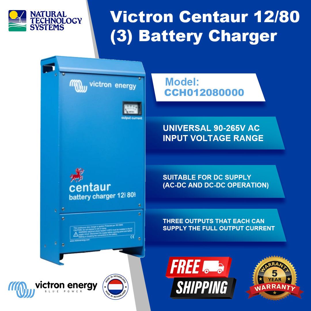 Victron Centaur Charger 12/80(3) 120-240V CCH012080000