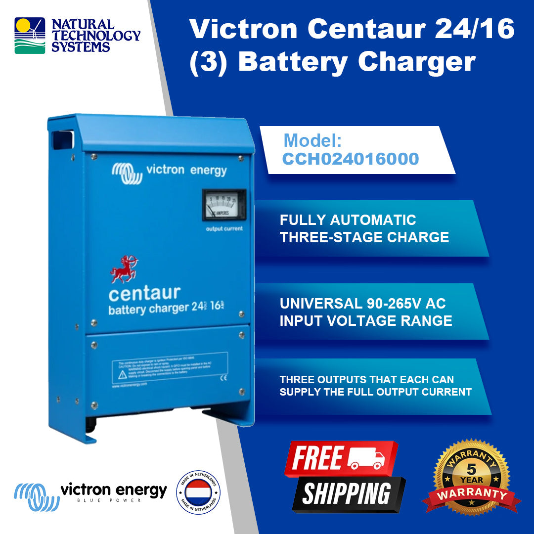 Victron Centaur Charger 24/16(3) 120-240V CCH024016000