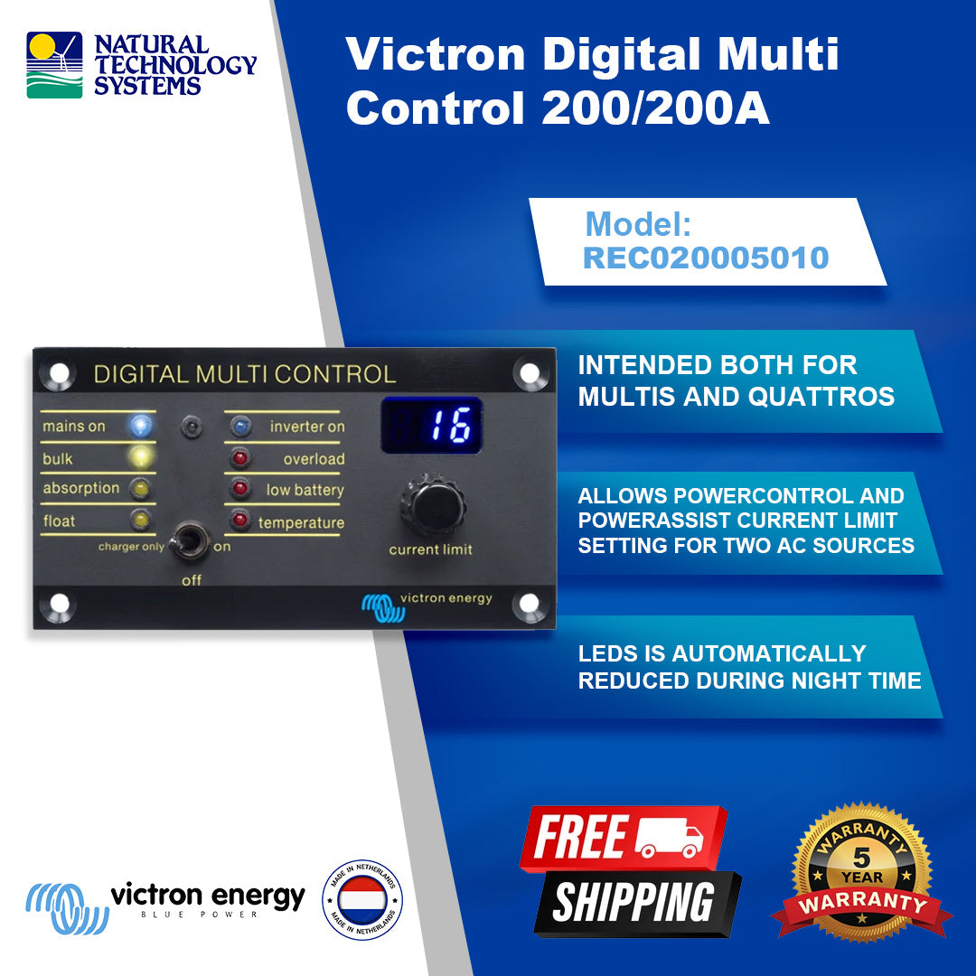 Victron Digital Multi Control 200/200A (REC020005010)