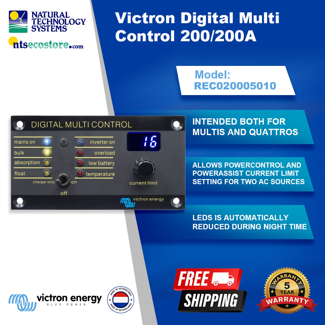Victron Digital Multi Control 200/200A (REC020005010)