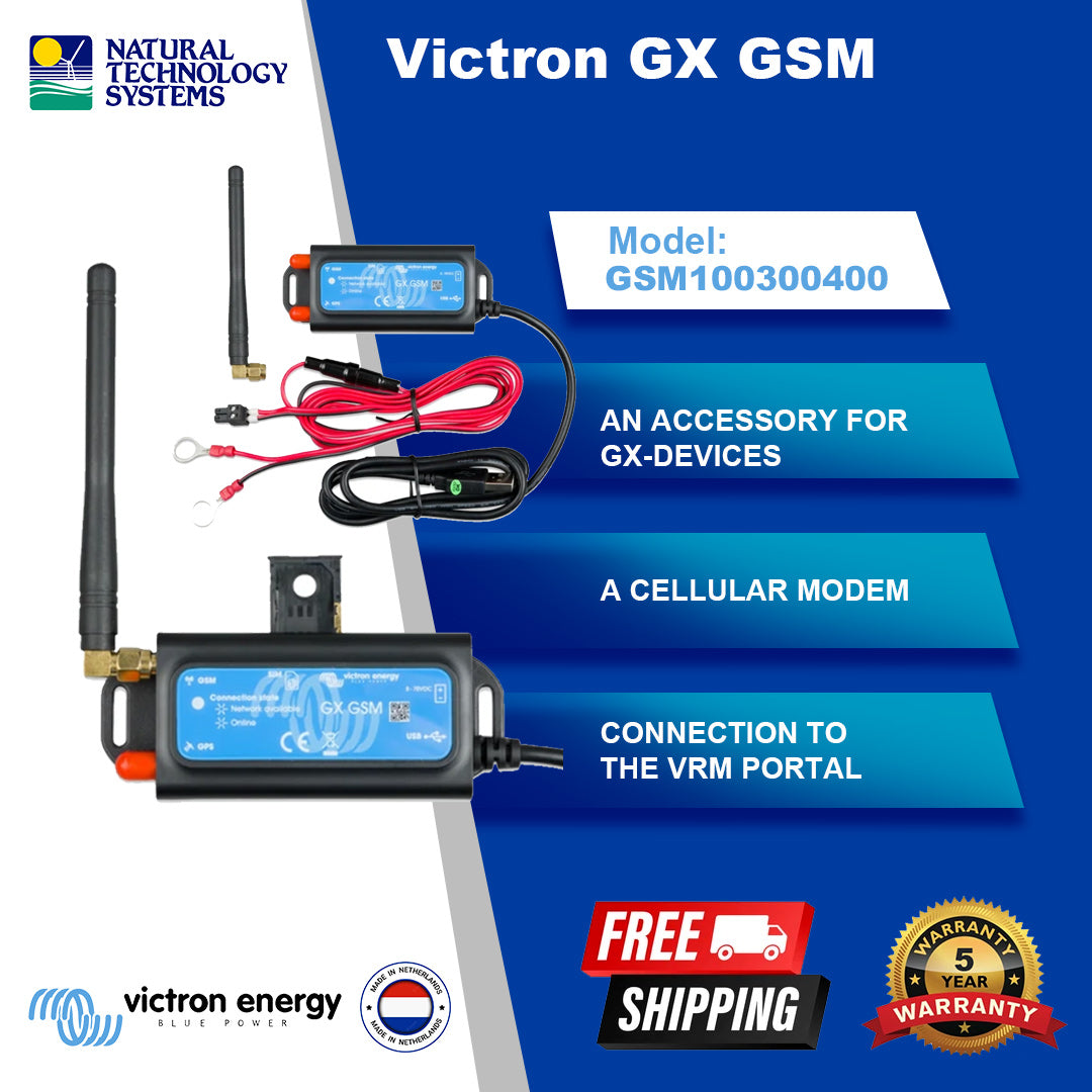 Victron GX LTE 4g-sa (Gsm100300400)