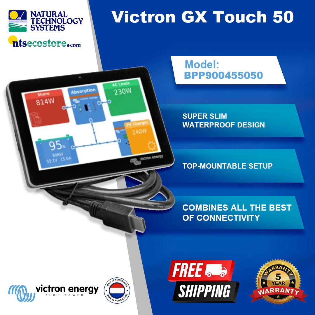 Victron Cerbo GX Controller and GX Touch 50 BPP900450100 +