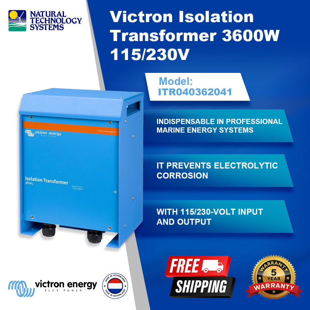 Victron Isolation Transformer 3600W Fixed 115/230V ITR040362041