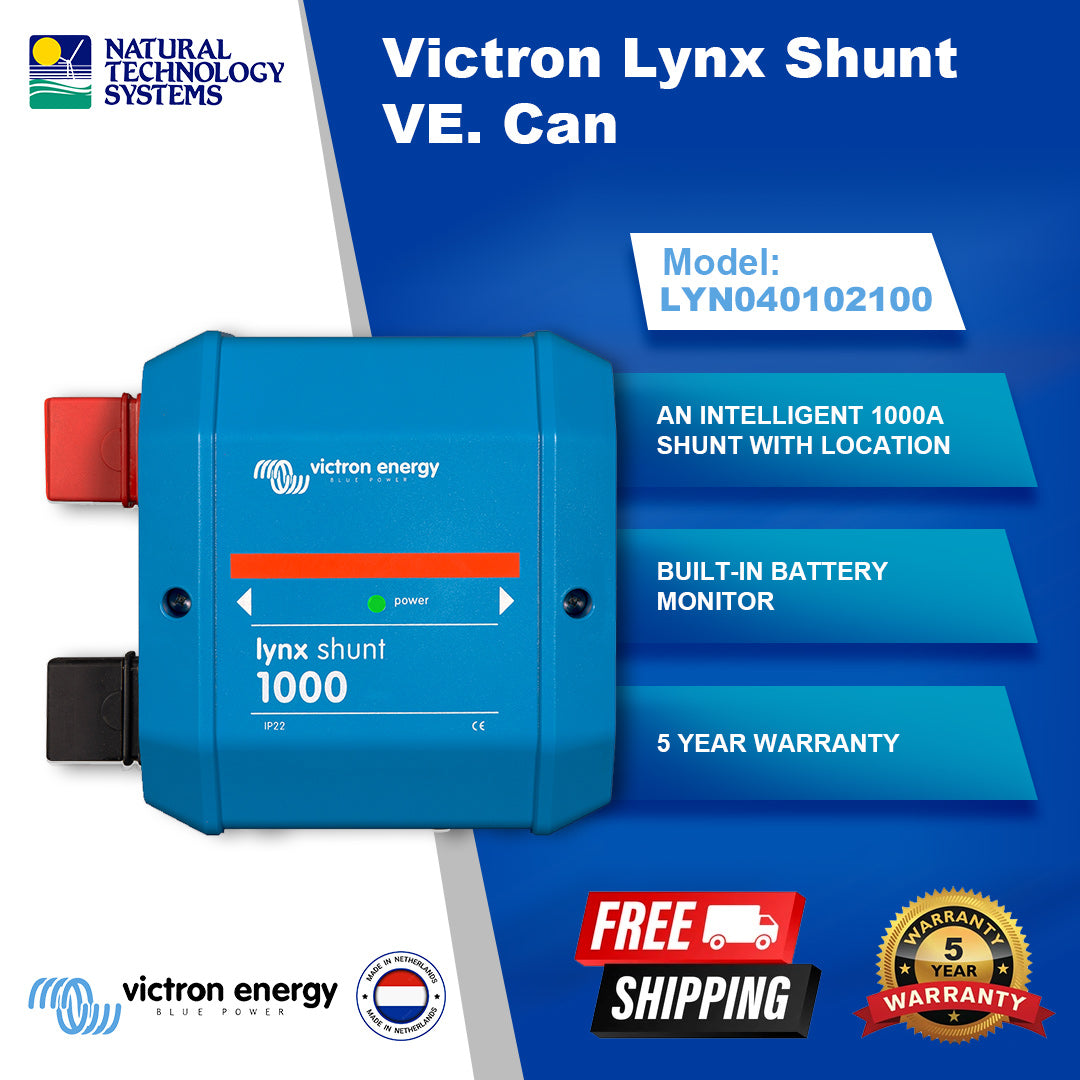 Victron Lynx Shunt VE.Can M8 LYN040102100