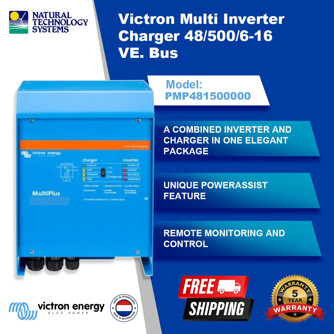 Victron MultiPlus Inverter Charger 48/500/6-16 PMP481500000