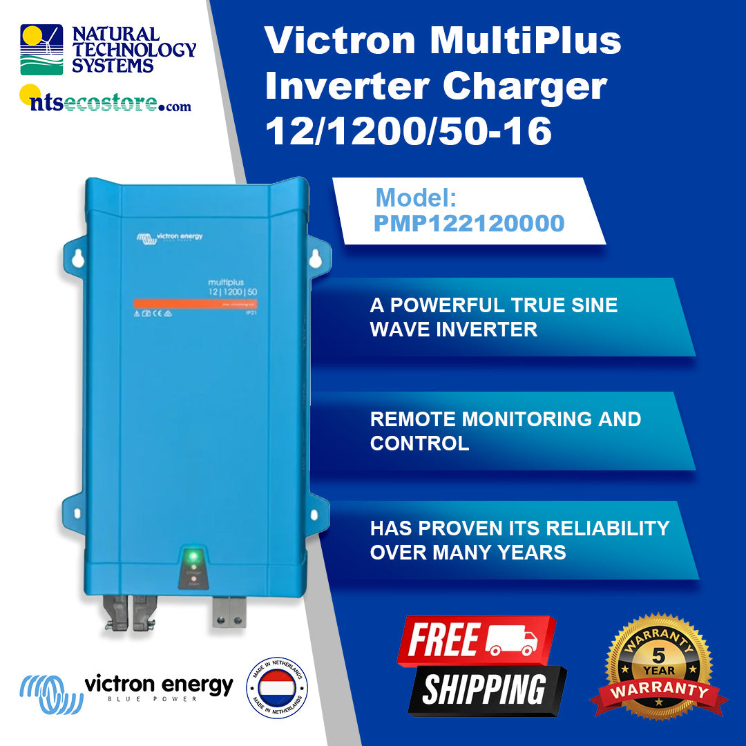 Victron MultiPlus Inverter Charger 12/1200/50-16 PMP122120000