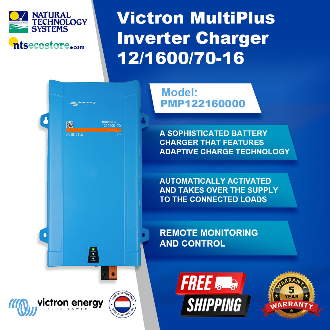 Victron MultiPlus Inverter Charger 12/1600/70-16 230V PMP122160000