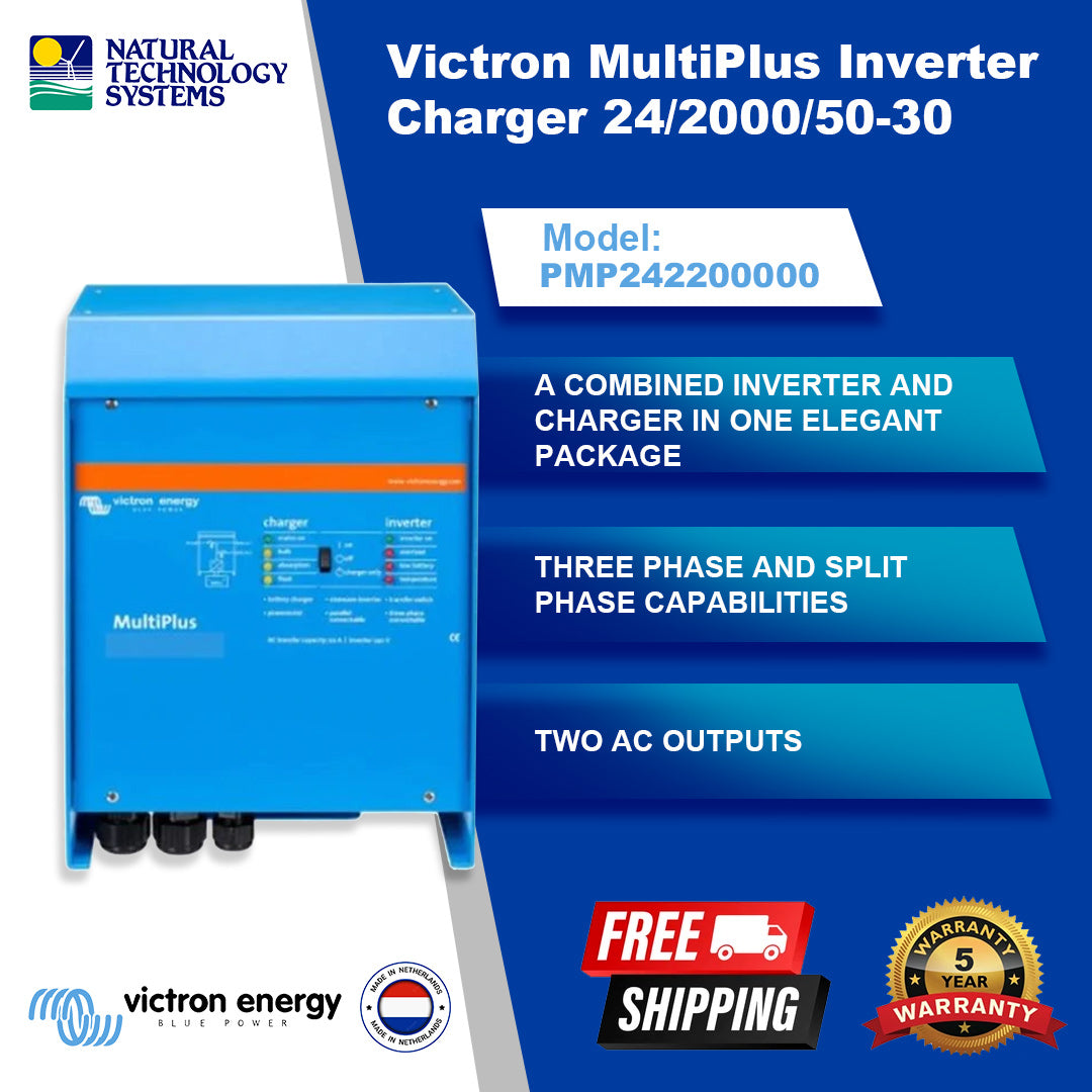 Victron MultiPlus Inverter Charger 24/2000/50-30 PMP242200000