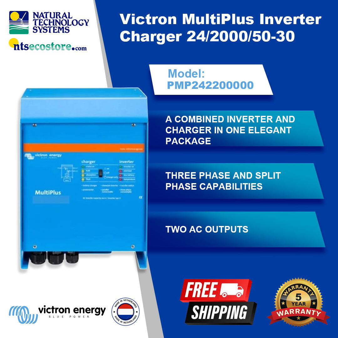 Victron MultiPlus Inverter Charger 24/2000/50-30 PMP242200000