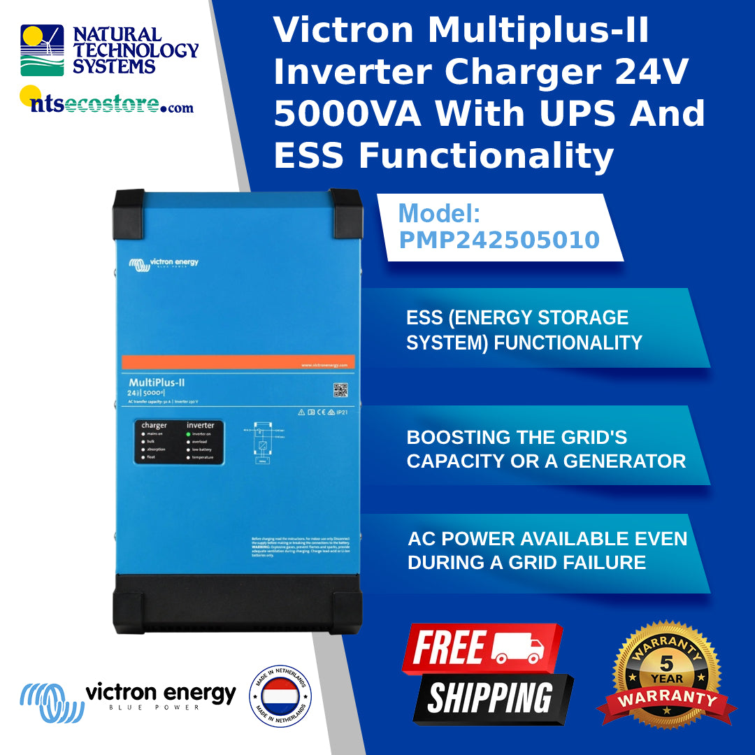 Victron Multiplus-II 24/5000/120-50 230V Inverter/Charger PMP242505010