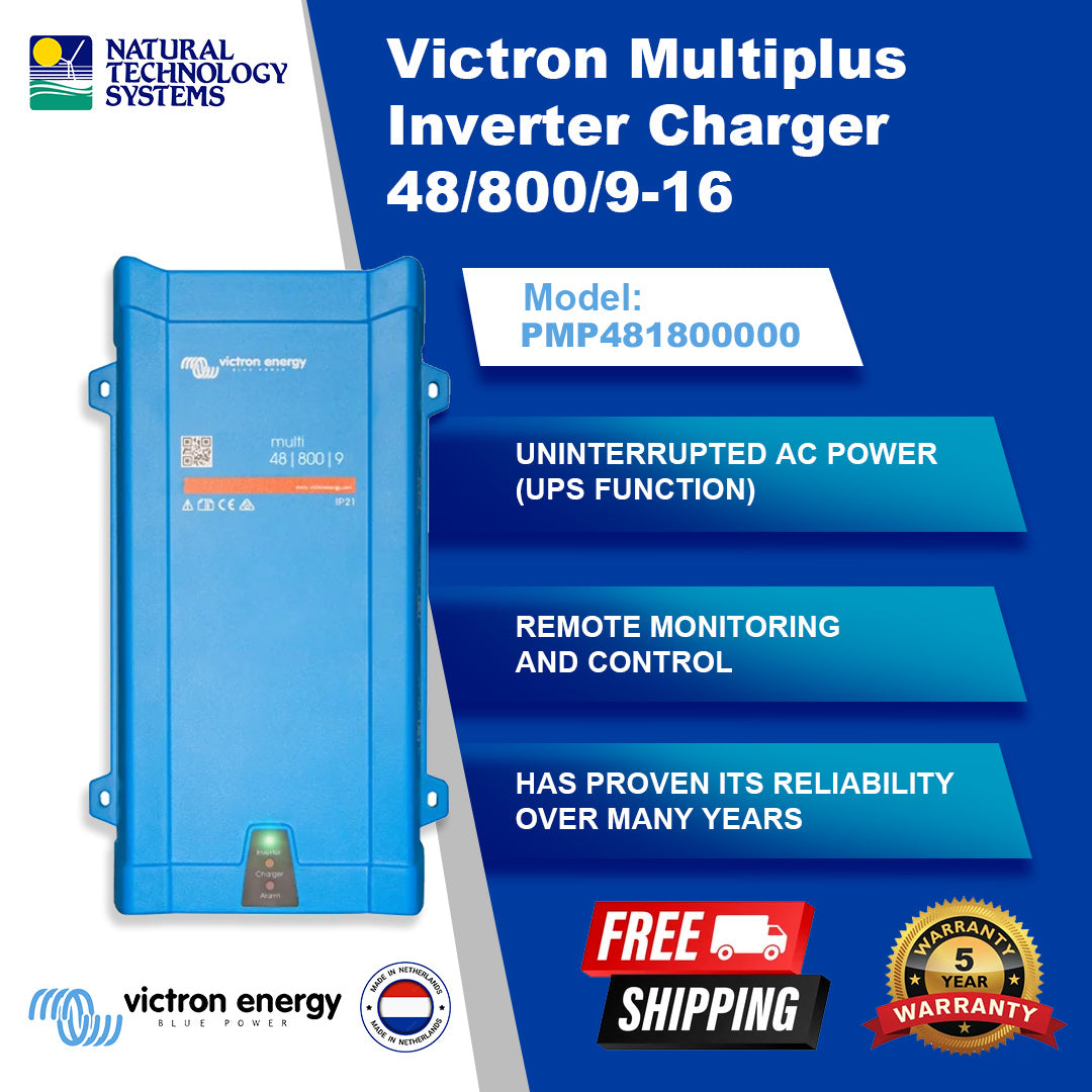 Victron MultiPlus Inverter Charger 48/800/9-16 PMP481800000