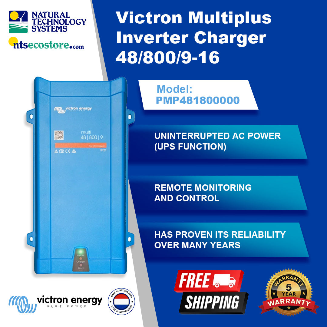 Victron MultiPlus Inverter Charger 48/800/9-16 PMP481800000