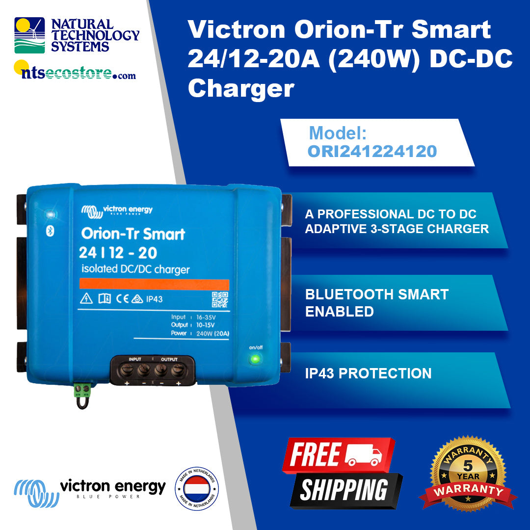 Victron Orion-Tr Smart 24/12-20A (240W) DC-DC charger (ORI241224120)
