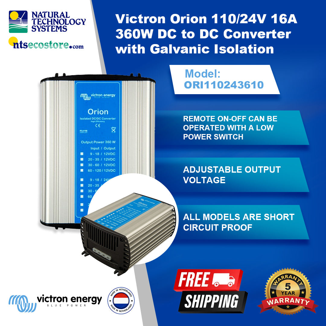 Victron Orion 110/24-15A (360W) Isolated DC-DC Converter ORI110243610