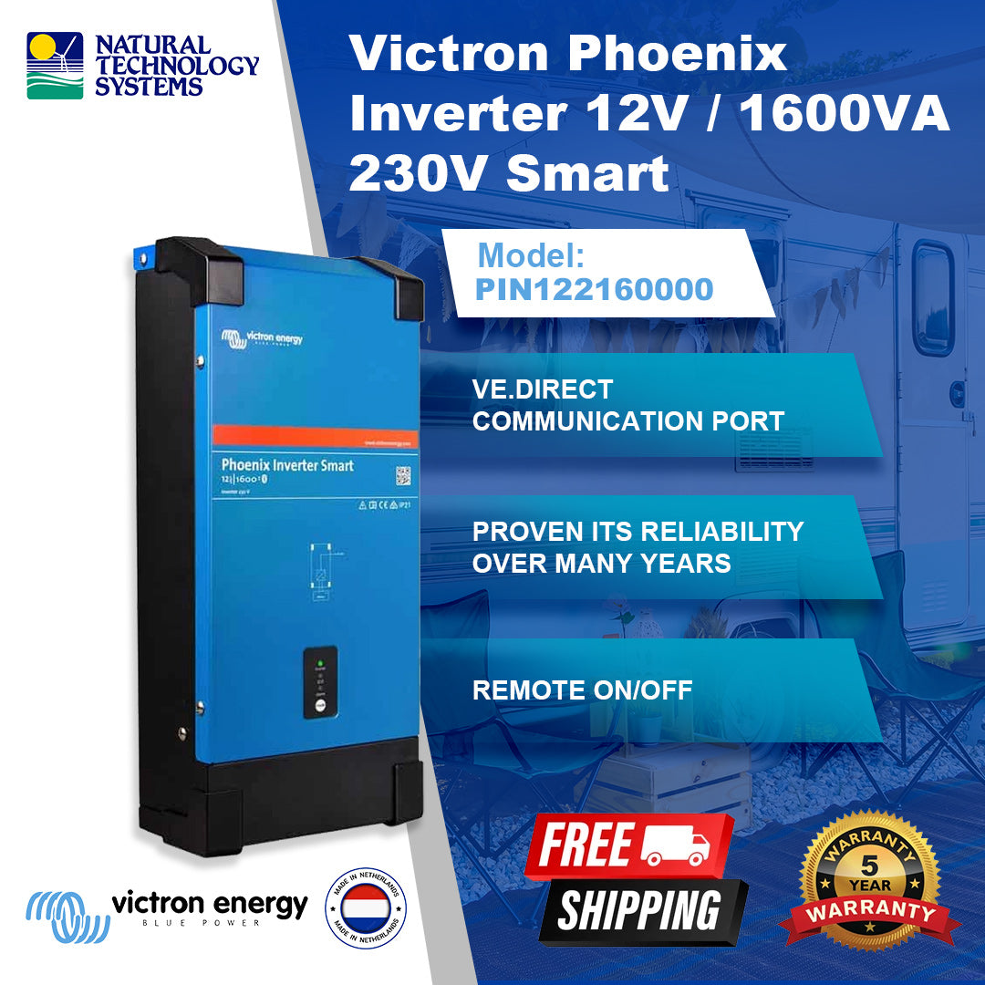 Victron Phoenix Inverter 12V / 1600VA 230V Smart (PIN122160000)