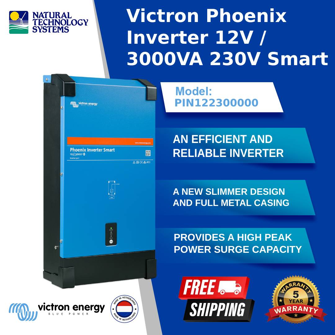 Victron Phoenix Inverter 12V / 3000VA 230V Smart (PIN122300000)