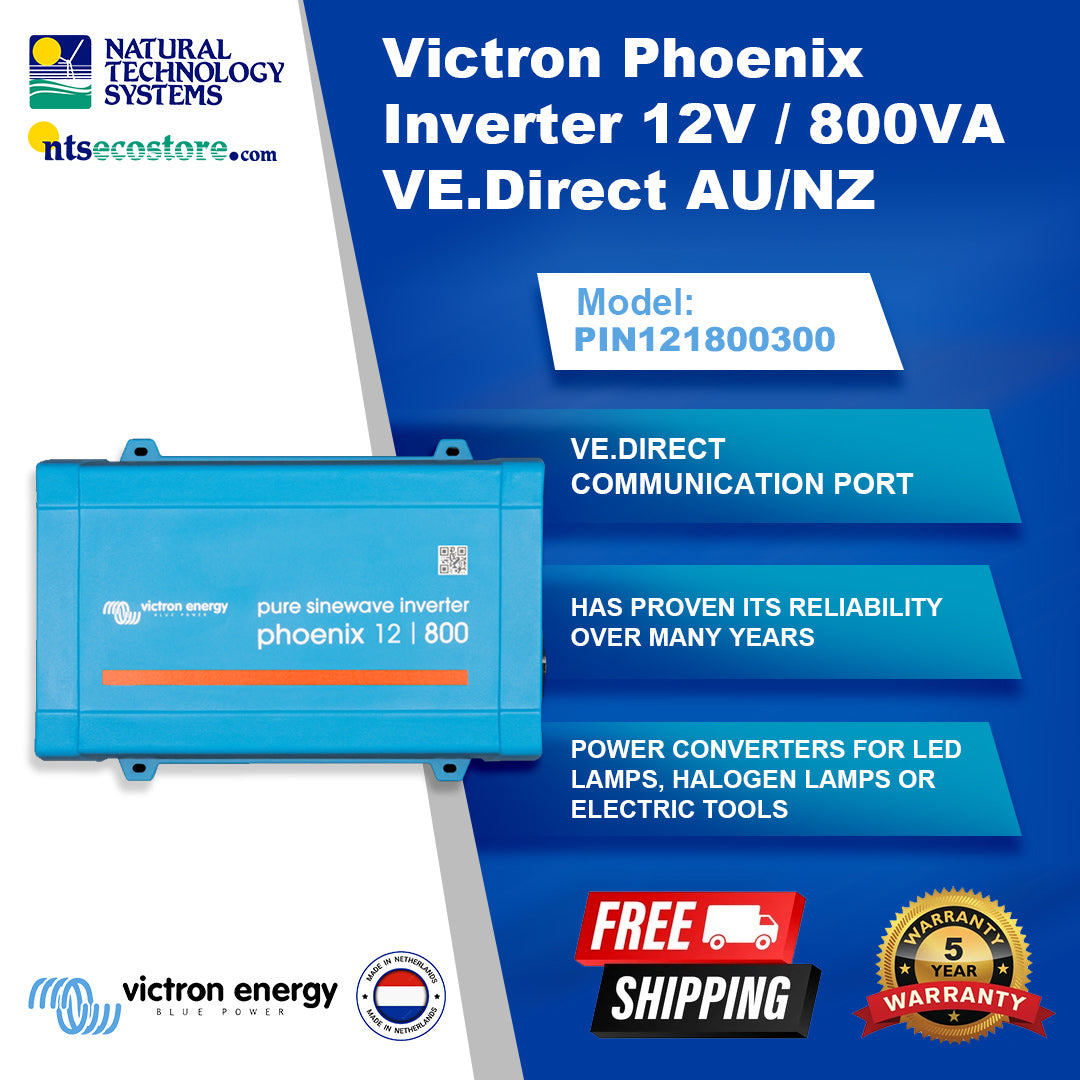 Victron Phoenix VE.Direct 12V 800VA-650W Inverter PIN121800300